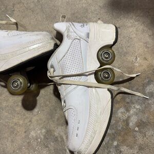 White Roller Shoes with Wheels